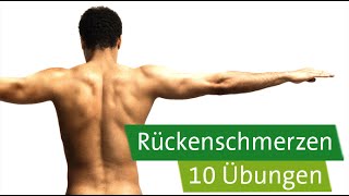 Rückenschmerzen 10 Übungen die helfen [upl. by Aelem]