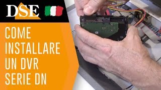 DSE tutorial  Come installare e collegare in rete un DVR [upl. by Ynolem]