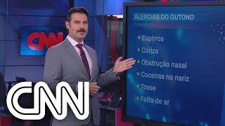 Conheça cuidados para aliviar crises alérgicas com a chegada do outono  Correspondente Médico [upl. by Jenelle]