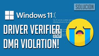 Cómo Reparar el Error de Pantalla Azul de la Muerte“DRIVER VERIFIER DMA VIOLATION”en Windows 1110 [upl. by Burget655]