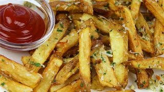 Garlic Parmesan Fries Recipe  CaribbeanPot com [upl. by Yssis]