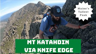 Mt Katahdin via Knife Edge Virtual Hike Trail Guide [upl. by Rahm]