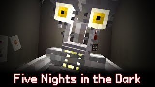 Five Nights In the Dark  A FNAF Game in Minecraft [upl. by Aikemehs829]