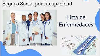 Seguro Social por Incapacidad Lista de Enfermedades [upl. by Aridni]