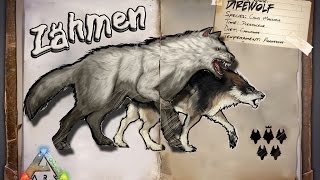 ARK‬ Survival Evolved GUIDEDeutsch  Dire Wolf zähmen [upl. by Venetia]