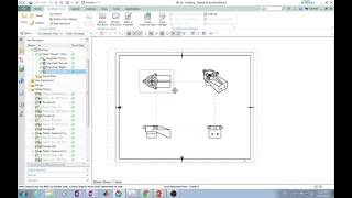 NX 10 Create a Drawing [upl. by Nasho]