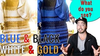 The Dress Illusion  WHITE amp GOLD  BLUE amp BLACK [upl. by Saree]