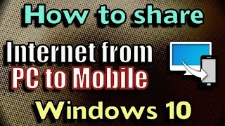 How to connect from PC to Mobile on windows 10 No software no Cable no CMD [upl. by Llenwahs]