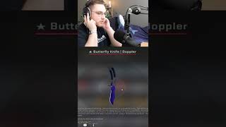 ohnePixel reacts to viewer unboxing Sapphire Knife [upl. by Zumstein]