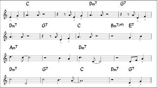 Moritat Mack the Knife  Easy Solo Example for Tenor Sax 1 [upl. by Onirotciv56]