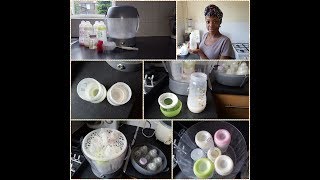 Washing amp Sterilising baby bottles MAM [upl. by Conroy]