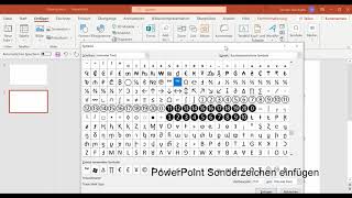 MS PowerPoint Sonderzeichen in PowerPoint finden und in Ihre Folien einfügen [upl. by Iaria]