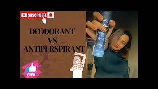 Deodorant vs antiperspirant [upl. by Anier]