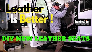 Leather Is Better  DIY Katzkin Leather How To Installation on Ford F150  Tips and Review [upl. by Maurice]