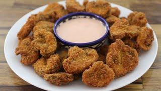 Crunchy Fried Mushrooms Recipe  Breaded Mushrooms [upl. by Helse]