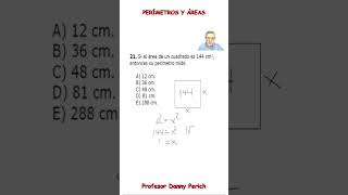 Perímetros y Áreas Ejercicio 21 [upl. by Cave]