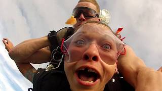 Girl Loses Tooth While Skydiving [upl. by Aehta]