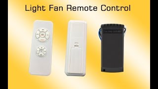 How To Use 433MHz Wireless Light Fan Remote Control Switches AC110V 220V [upl. by Lundberg510]