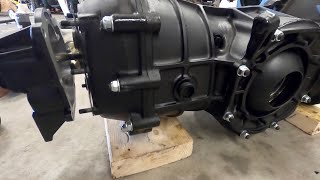 VW Beetle Transaxle Install Swing Axle [upl. by Sueaddaht]