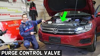 VW TIGUAN PURGE CONTROL VALVE LOCATION REPLACEMENT EXPLAINED [upl. by Anayra954]