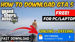 Download GTA 5 For Free In Your PCLaptop [upl. by Collimore39]