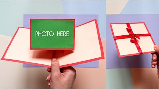 DIY Photo Pop Up Card Tutorial  Easy Paper Crafts [upl. by Sirahc468]