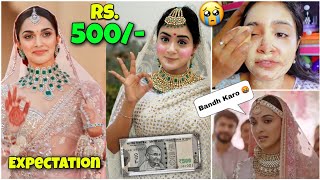 I Went to The WORST Reviewed Kiara Advani BRIDAL Makeup Artist 😱 GONE WRONG 🤮 Rs 500 [upl. by Kcirdnekal918]