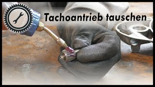 Tachoantrieb tauschen  Simson Tutorial [upl. by Sauder978]