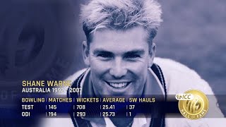 Meet the ICC Hall of Famers Shane Warne  Greatest spin bowler ever [upl. by Yhtomit]