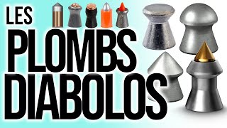 Les plombs diabolos pour armes à air comprimé  airgun  Leur forme leurs utilisations [upl. by Hawthorn823]