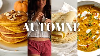 RECETTES POUR L’AUTOMNE 🍁 Vegan Réconfortantes [upl. by Dorey]