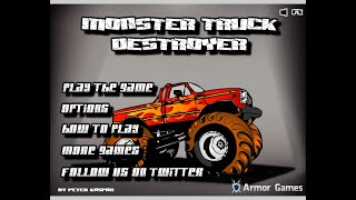 Monster Truck Destroyer  Full Walkthrough [upl. by Charline588]