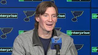 Full Press Conference Jay Bouwmeester talks about cardiac episode future in hockey [upl. by Ynahpets]