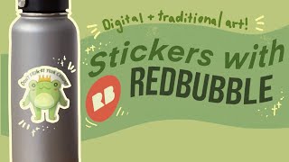 How To Make Redbubble Stickers [upl. by Bannon]