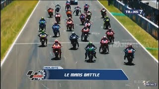 LIVE Highlight MotoGP Trans7 Hari Ini 19 Mei 2019 [upl. by Mazonson]