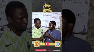 MANCHESTER UNITED 11 CHELSEA NIGERIAN FANS REACTION  Premier League 2425 HIGHLIGHTS [upl. by Iny]