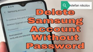 How to Remove Samsung Account without Password All Samsung Android 9 [upl. by Head]