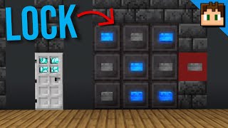 The BUTTON COMBINATION LOCK Minecraft Bedrock 120 [upl. by Ai]