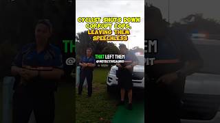 Cops get OWNed Speechless… and SHUTS DOWN by cyclist ID Refuses cops police idrefusal tyrant [upl. by Micah]