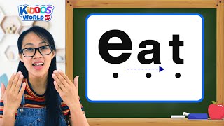 Teaching Kids How to Read Easy 3  Letter Words  Learning the Letter Phonic Sounds [upl. by Christoper]