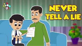 Never Tell a Lie  Gattus Lie  Animated Stories  English Cartoon  Moral Stories  PunToon Kids [upl. by Cornelie]