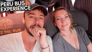 WHAT IS A PERUVIAN BUS EXPERIENCE LIKE 🇵🇪 LIMA TO PARACAS PERU ON CRUZ DEL SUR [upl. by Oira]