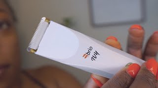 HOW TO TRIM YOUR PUBIC HAIR  Brio Ivy Trimmer Review [upl. by Ev228]