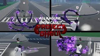 Project Ghoul UPDATED All Kagune Full Showcase 2024 [upl. by Lamaaj]