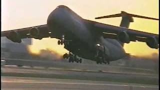 C5A Galaxy Takeoff JFK 13L LOUD [upl. by Eyatnod113]