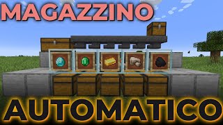 TUTORIALMagazzino Automatico in Minecraft survival [upl. by Miehar]