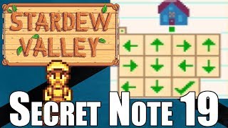 Secret Note 19 Walkthrough  How To Get The Solid Gold Lewis Statue In Stardew Valley [upl. by Arianie684]