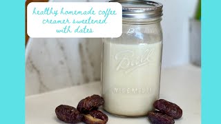 Healthy Homemade Coffee Creamer [upl. by Allemrac]