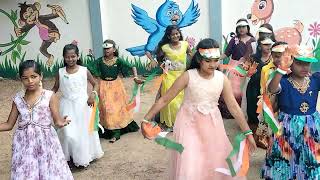 Independence day celebrations 2024 5th and 6th class girls dance performance 🇮🇳🇮🇳🇮🇳 [upl. by Assej]