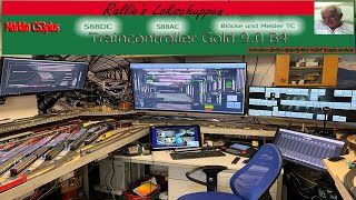 Traincontroller 90 Gold 2 Video Ausleuchtung Kreuzweiche [upl. by Caitrin677]